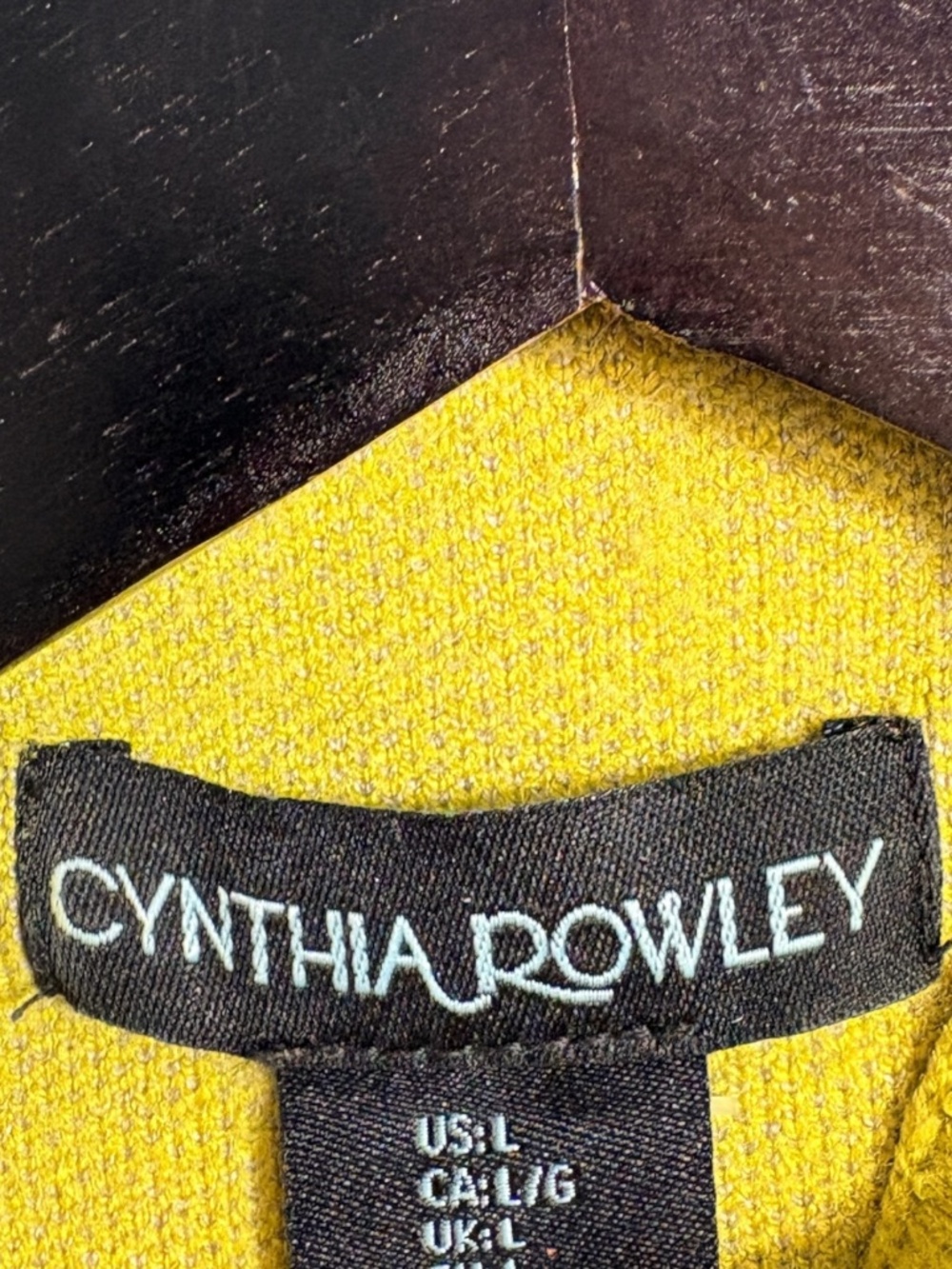 Cynthia Rowley Chevron Mock Neck Knit Sweater Colour block Chartreuse & Grey L - Picture 4 of 10